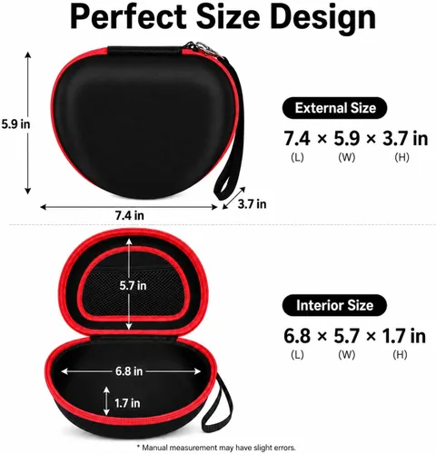 Miniatura 3 de Funda para auriculares Skullcandy Crusher/Hesh/Evo, inalámbricos Bluetooth para JLab JBuds Lux ANC, para auriculares TOZO HT3/HT2 y más auriculares