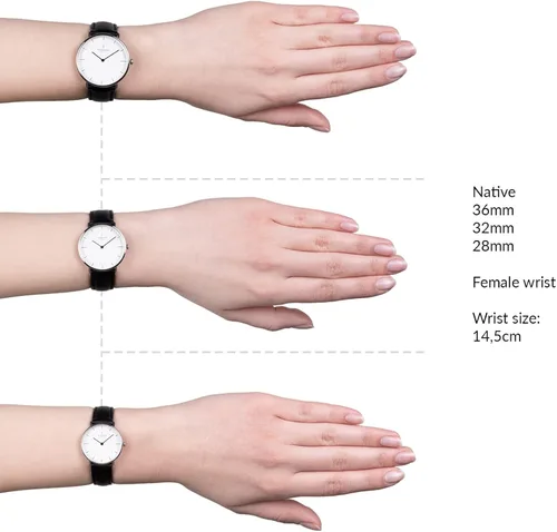 Miniatura 6 de Nordgreen Reloj nativo escandinavo de oro rosa con correas intercambiables