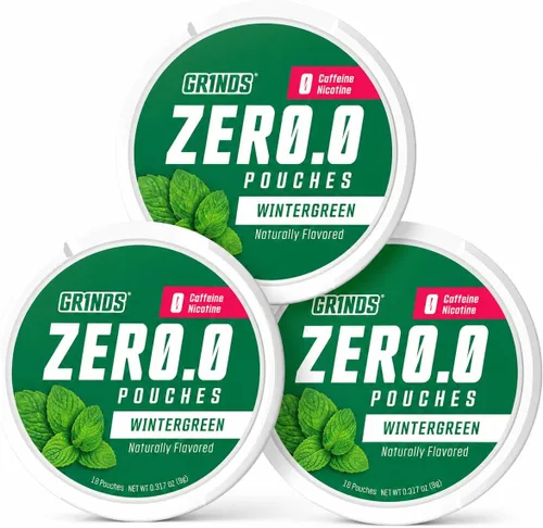 Miniatura 22 de Bolsas de energía Grinds - Bolsas de cafeína natural - Contiene vitaminas B, sin azúcar y 0 calorías - 80 mg de cafeína en cada bolsa - Genciana