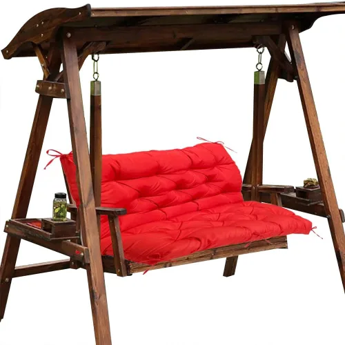 Miniatura 12 de Cojines de repuesto para columpio con respaldo, cojín de banco impermeable para exteriores, 2-3 plazas, para muebles de jardín y patio