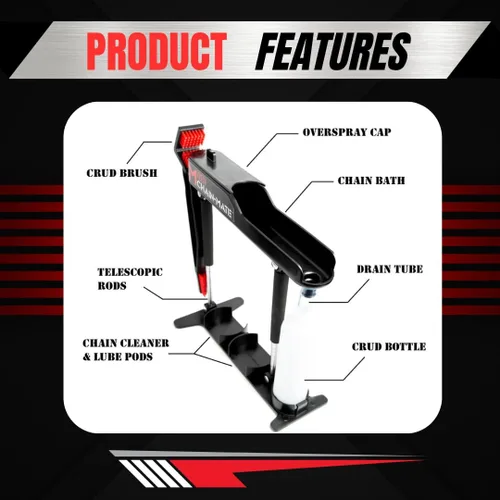Miniatura 5 de Moto Chain-Mate - ¡El mejor kit de limpieza y lubricación de cadenas de motocicleta!