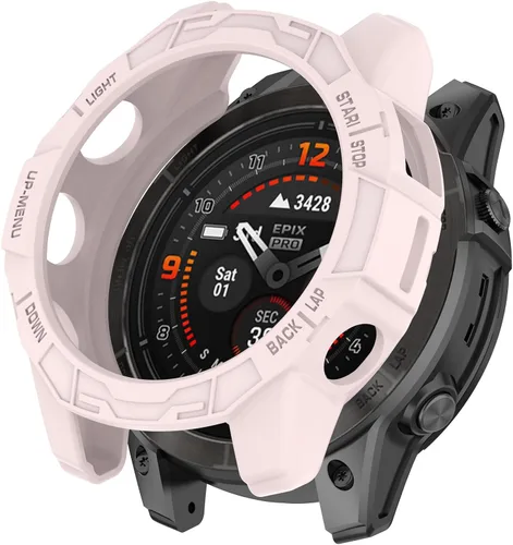 Miniatura 9 de Funda protectora para Garmin EPIX Pro de 1.96 pulgadas, resistente a los arañazos, suave y duradera, funda protectora de TPU transparente