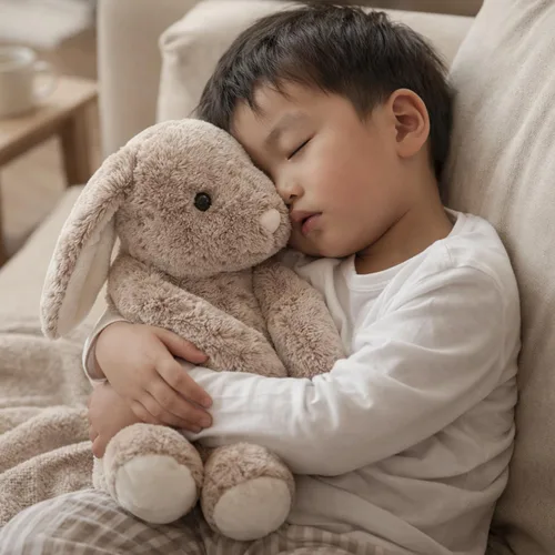 Miniatura 4 de WEIGEDU Animales de peluche de conejo para niños, niñas, niños, bebés, regalo de cumpleaños, regalo para la hora de dormir, 45 cm Floppy Ears