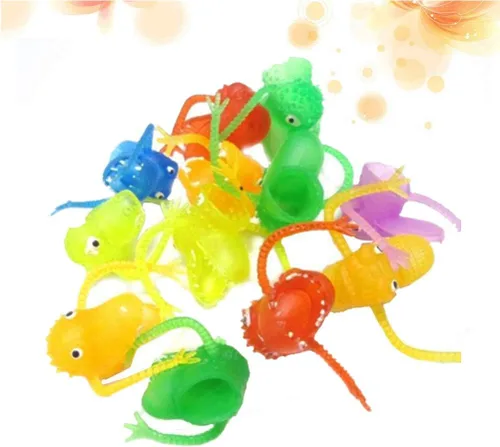 Miniatura 9 de 20 marionetas de dedo espeluznantes para niño y niña, juguetes divertidos, recuerdos de fiesta para espectáculos de marionetas, diseño
