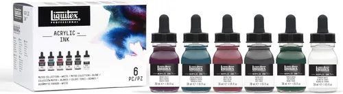 Miniatura 16 de Liquitex Tinta acrílica profesional, 1 oz (1.0 fl oz), juego de colores esenciales, juego de 6 Esencial - Juego de 6