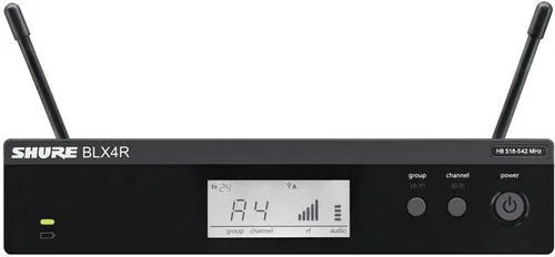 Miniatura 12 de Shure BLX4 Receptor de Canal Único - para uso con Sistemas Inalámbricos BLX, Transmisor Vendido por Separado Banda H9 (BLX4=-H9)