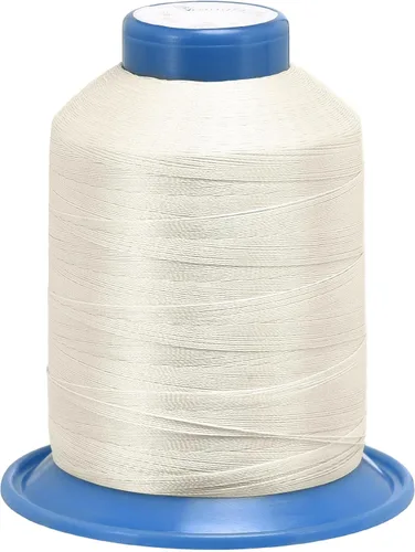 Miniatura 13 de uxcell Hilo de coser de poliéster extrafuerte de 1312 yardas, hilo de tapicería de 210D/0.013 in para costuras manuales y a máquina (azul)