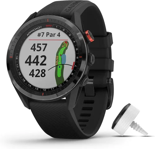 Miniatura 6 de Garmin Approach S62, reloj GPS de golf premium, organizador virtual incorporado Negro