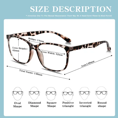 Miniatura 4 de Oilway - Paquete de 3 lentes de bloqueo de luz azul para hombres y mujeres, para computadora, lectura, juegos, televisión, teléfonos, antifatiga