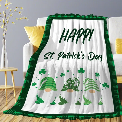 Miniatura 39 de Manta de gnomos navideños para adultos, mujeres, manta de franela suave y cálida para sofá, cama de viaje, 30 x 40 pulgadas para mascotas