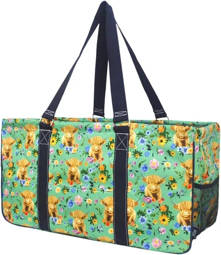 Miniatura 9 de NGIL Bolsa de comestibles reutilizable extra grande plegable de gran tamaño para comestibles, almacenamiento, picnic, playa, Flecha-negro