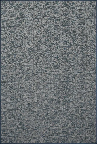 Furnish my Place Alfombra moderna de color sólido comercial para interiores y exteriores, color azul, de 2 x 4 pies, apta para mascotas y niños,
