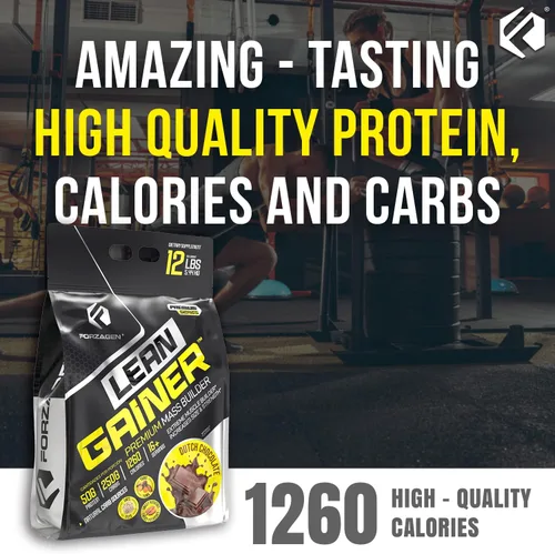 Miniatura 6 de Forzagen Lean Gainer Construyedor de Masa Premium Polvo de Proteína Ganador de Masa para Hombres y Mujeres Proteína de Alta Caloría, Ganancia