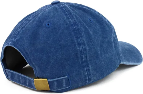 Miniatura 3 de Gorra de béisbol sin estructurar teñida con pigmento de algodón lavado grande XXL