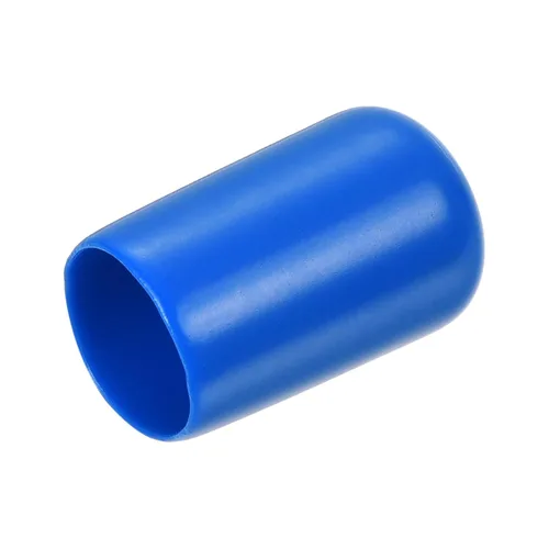 Miniatura 82 de uxcell 80 tapas de goma de 0.551 in de vinilo de identificación redonda tapa tapa de rosca de tornillo protectores negro