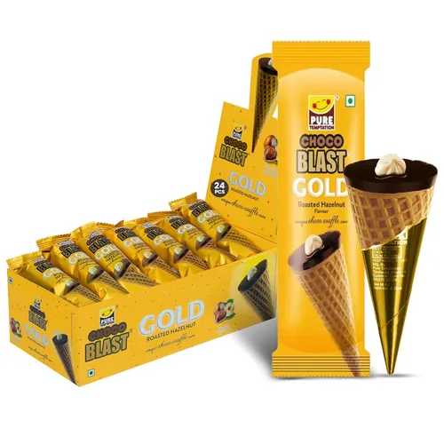 Miniatura 5 de Pure Temptation® Gold Chocoblast - Caja de regalo de chocolate – Snack con sabor a chocolate – Paquete de chocolate premium – Caja de regalo