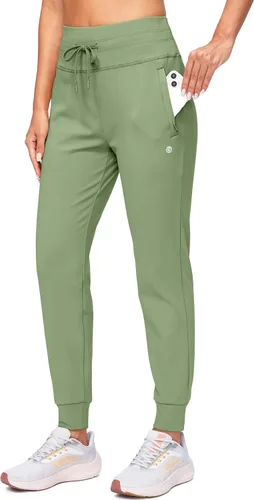 Miniatura 72 de G Gradual Pantalones deportivos con forro polar para mujer, de cintura alta, resistentes al agua, térmicos, para invierno, correr, senderismo
