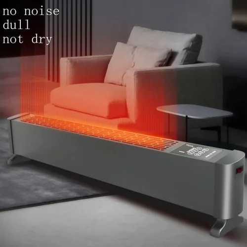 Miniatura 3 de Calentador de radiador de aceite-Calefactor de zócalo Calentador de panel de zócalo eléctrico Termostato y temporizador/Radiador convector