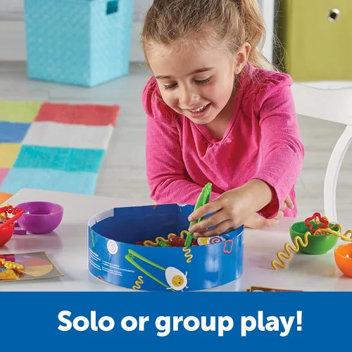 Miniatura 9 de Learning Resources Juego de motricidad fina Noodle Knockout - Juegos para niños de 4 a 8 años, juego de mesa para niños pequeños, juegos educativos