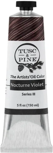 Miniatura 240 de Tusc & Pine Pintura al óleo Artist – Alizarin Crimson, 1.4 fl oz, sin amarilleo, consistencia rica y cremosa, carga máxima de pigmento, pinturas al
