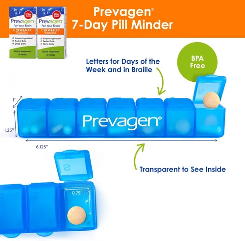 Miniatura 11 de Prevagen Mejora la memoria, fuerza regular, 10 mg, 30 masticables, naranja, paquete de 2 unidades, con apoequorina y vitamina D y prevagen 7 días