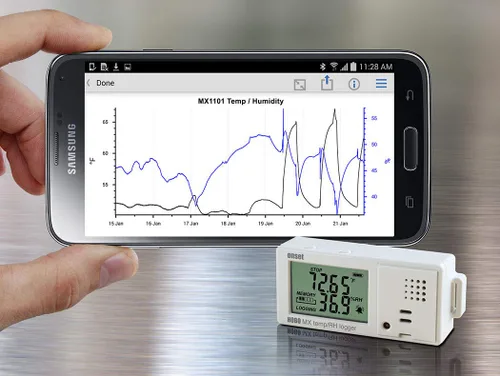 Miniatura 4 de temperatura/humedad registrador de datos, Bluetooth