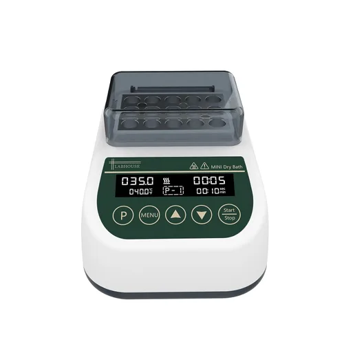 Mini calentador de baño seco digital incubadora termostática calefacción temporizador programable con 0.1 fl oz* 15 tubos de centrífuga bloque de