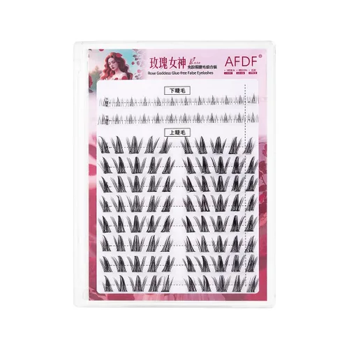 Miniatura 48 de Extensión de Pestañas DIY Efecto 3D Natural Individual 9/11/12mm Pestañas 80 Racimos Pestañas de Volumen Set Mixto, Extensión de Pestañas Caseras