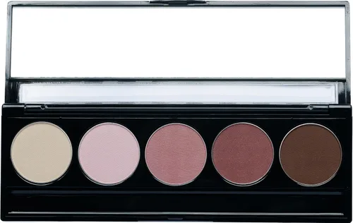 Miniatura 124 de Sombra de ojos en polvo prensado mate, pigmento profundo, brillo de lujo, sombras de ojos negras, sin talco ni parabenos, vegano, sin pruebas