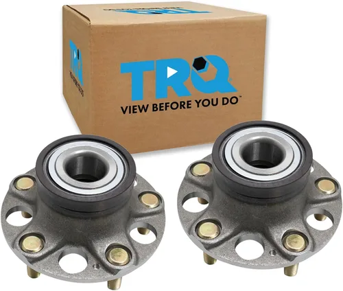 Miniatura 45 de TRQ Juego de 2 rodamientos de rueda delantera y conjunto de cubo compatible con Tesla 3 2020 Y 2018-2019 para Tesla 3 2020 Tesla Y AWD 2018-2019