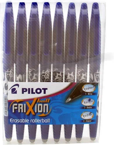 Miniatura 14 de Pilot Frixion - Bolígrafo de punta redonda borrable (0.028 in), color negro