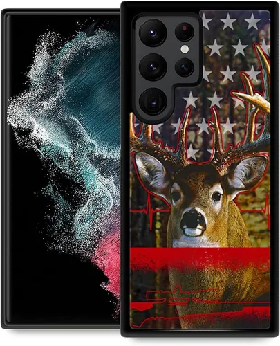 Miniatura 29 de Funda compatible con Samsung Galaxy S22 Ultra, funda protectora antideslizante y a prueba de golpes para hombres y mujeres, goma de silicona suave +