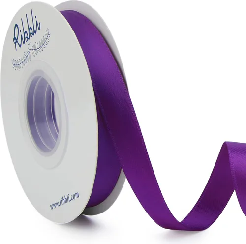 Miniatura 76 de Ribbli - Cinta de satén de doble cara dorada, 1 pulgada x 25 yardas, uso para ramo de lazos, envoltura de regalos, decoración de boda Dorado