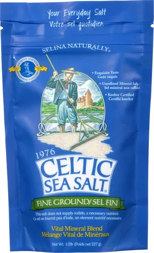 Miniatura 5 de Celtic Sea Salt - Bolsa resellable de sal fina molida, 8 oz