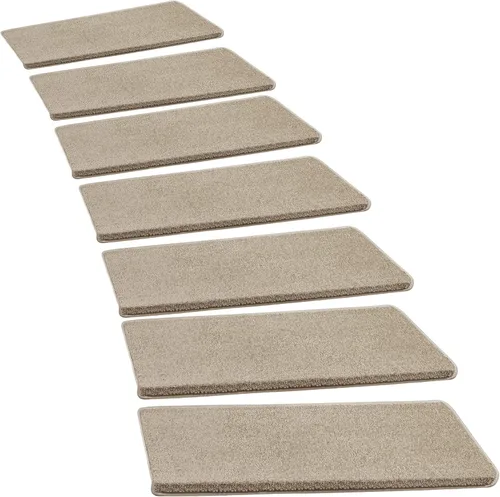 Miniatura 19 de PURE ERA Bullnose - Juego de peldaños de alfombra para escaleras, sin cinta, antideslizante, protectores de escaleras para interiores, alfombras