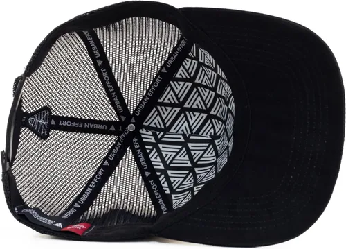 Miniatura 7 de Urban Effort Gorra trasera de malla, para hombres y mujeres, gorra de béisbol de 5 paneles, gran cierre a presión para caza y senderismo