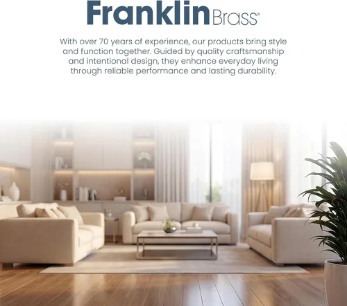 Miniatura 10 de Franklin Brass Beadboard Clásico (Paquete de 1) Cubierta Decorativa para Interruptor de Luz Blanco Puro Placa de Pared de 2 Posiciones