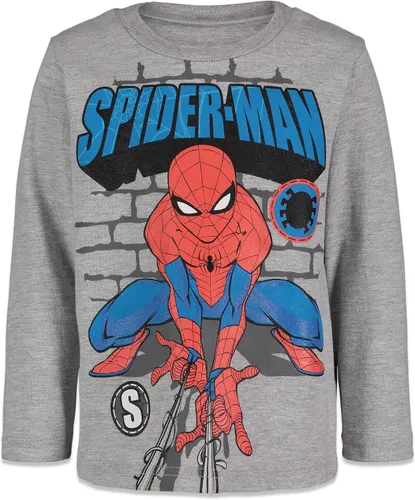 Miniatura 3 de Marvel Paquete de 2 camisetas de manga larga para niños de Spiderman