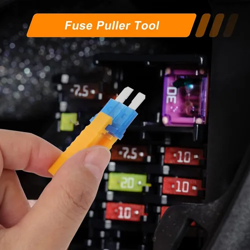 Miniatura 5 de AHIER - Juego surtido de fusibles de automóvil de 180 piezas, con probador de fusibles de automóvil y extractor de fusibles, fusibles automotrices