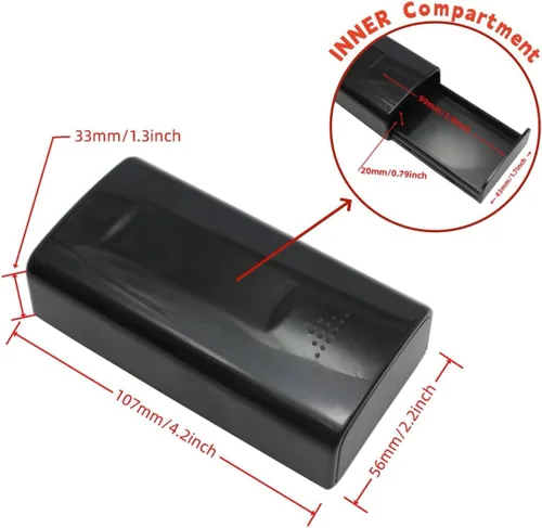 Miniatura 2 de Omana Caja de llaves magnética para ocultar llaves, imán fuerte, caja fuerte para llaves de emergencia, caja secreta para ocultar una llave de casa