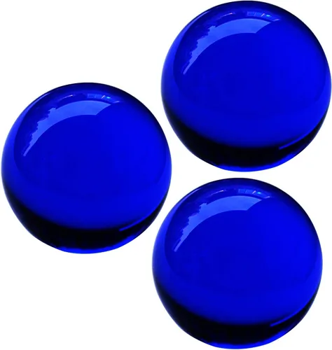 Miniatura 6 de CHENGXINWENHUA Juego de 3 orbes para cuencos y jarrones, bola de esfera de cristal de 3 pulgadas de diámetro, esfera de cámara y orbe de fotografía