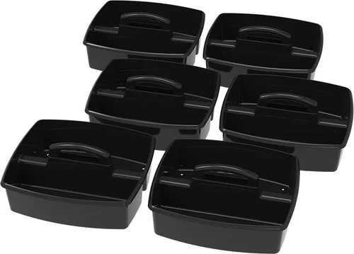 Miniatura 23 de Storex, clasificador grande para manualidades para salón de clases con tazas, 13 x 11 x 6.575 pulgadas, verde, caja de 2 unidades (00983A02C)