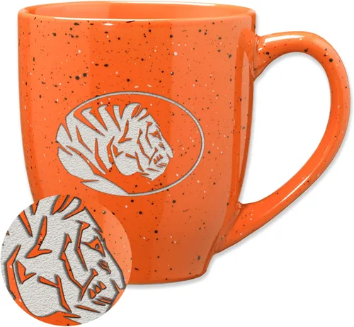 Miniatura 391 de Rico Industries NCAA Virginia Tech Hokies Maroon - Taza de café de cerámica grabada con láser, color del equipo, 16 onzas