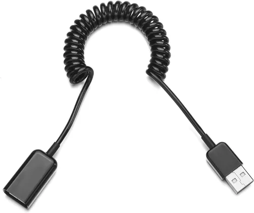 Miniatura 10 de Cable de expansión USB 2.0 en espiral de 10 a 105 pulgadas, tipo A macho a mini B, cable USB largo en espiral estándar, flexible, largo