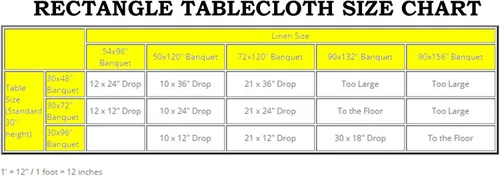 Miniatura 4 de TABLECLOTHSFACTORY Manteles rectangulares de poliéster negro de 72 x 120 pulgadas.