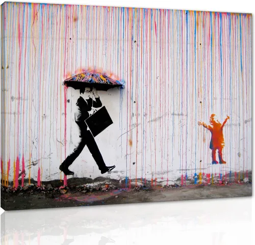 Miniatura 40 de Yatsen Bridge Arte Callejero Clásico Banksy Graffiti Arte de Pared Detrás de la Cortina Pósters Pinturas en Lienzo Imágenes de Graffiti Coloridas