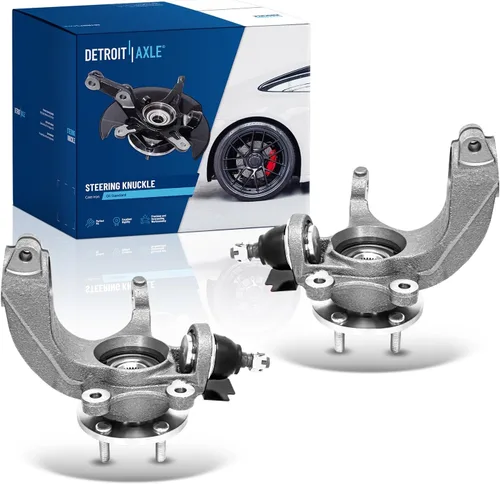 Miniatura 74 de Detroit Axle - Kit de nudillos traseros izquierdo FWD para Hyundai Santa Fe 2007-2009 Veracruz 2007-2012, reemplazo del conjunto de cojinete