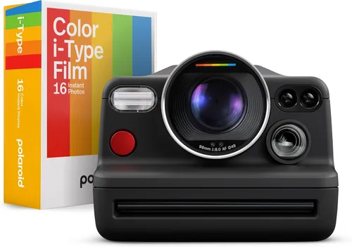 Polaroid Paquete de cámara instantánea I-2 con película tipo i a color (16 fotos) - Control manual completo, cámara instantánea analógica habilitada