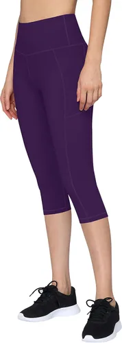 Miniatura 3 de Fengbay Pantalones de yoga de cintura alta, pantalones de yoga con bolsillo, control de abdomen, entrenamiento, correr, leggings de yoga elásticos