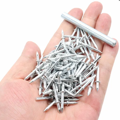 Miniatura 5 de 100 piezas de hilo de doble cabeza para zócalo sin costuras, línea de zócalo sin marcas, tornillos de seguridad invisibles, zócalo de madera maciza
